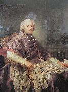 Francois-Hubert Drouais Portrait of Cardinal de la Rochefoucauld china oil painting artist